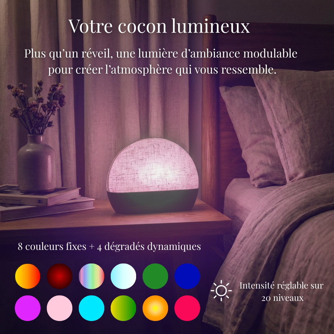 Réveil lumineux MoonWhisp