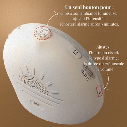 Réveil lumineux MoonWhisp