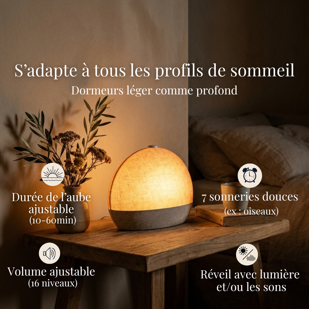 Réveil lumineux MoonWhisp
