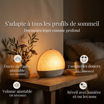 Réveil lumineux MoonWhisp