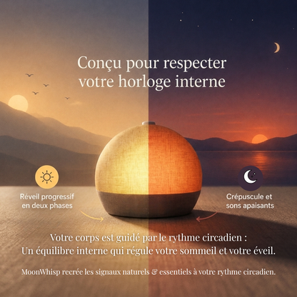 Réveil lumineux MoonWhisp