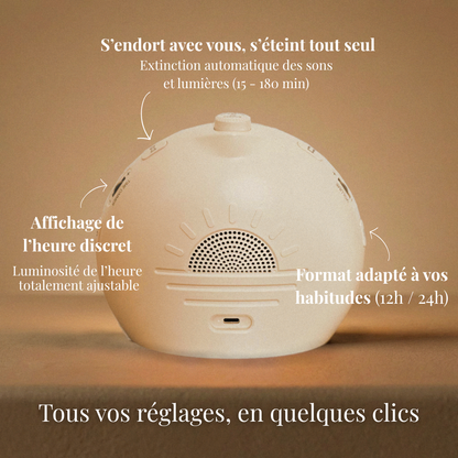 Réveil lumineux MoonWhisp