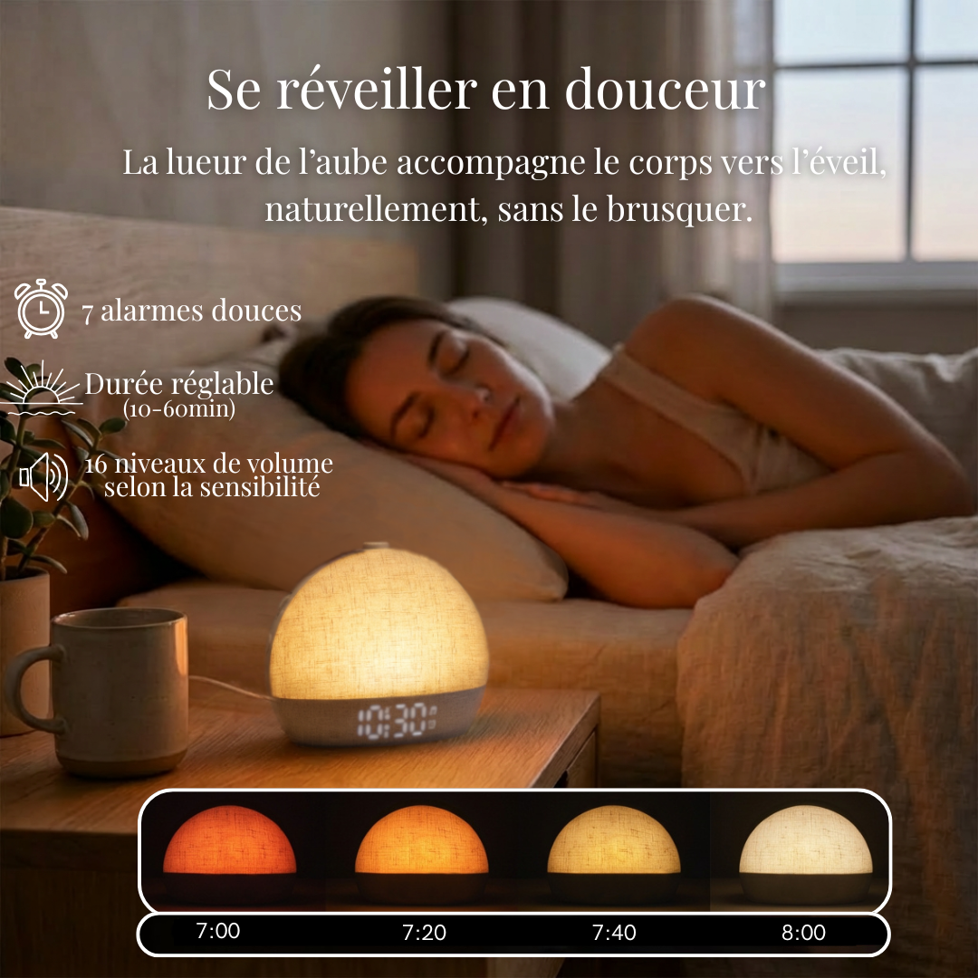 Réveil simulateur d'aube & crépuscule MoonWhisp