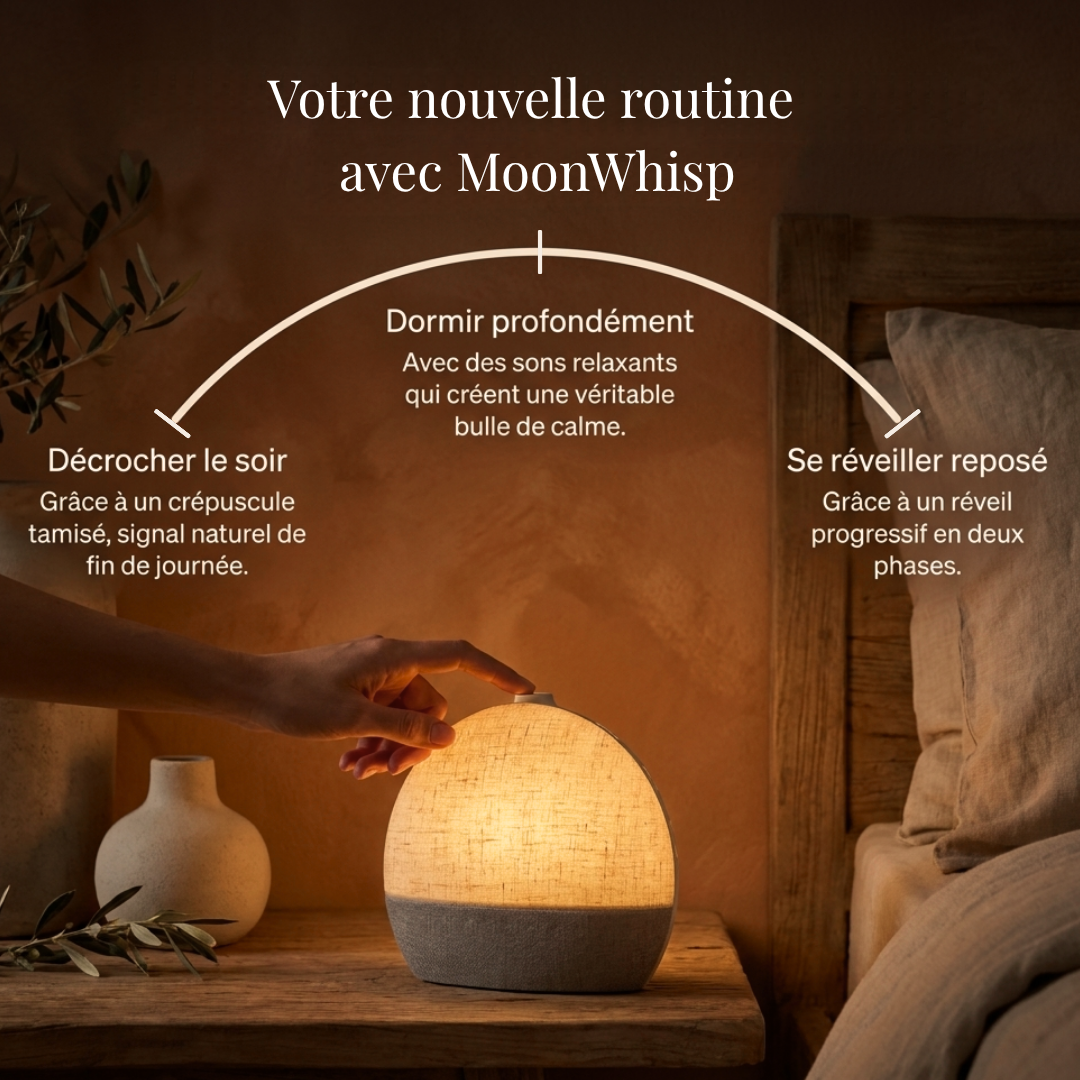 Réveil lumineux MoonWhisp